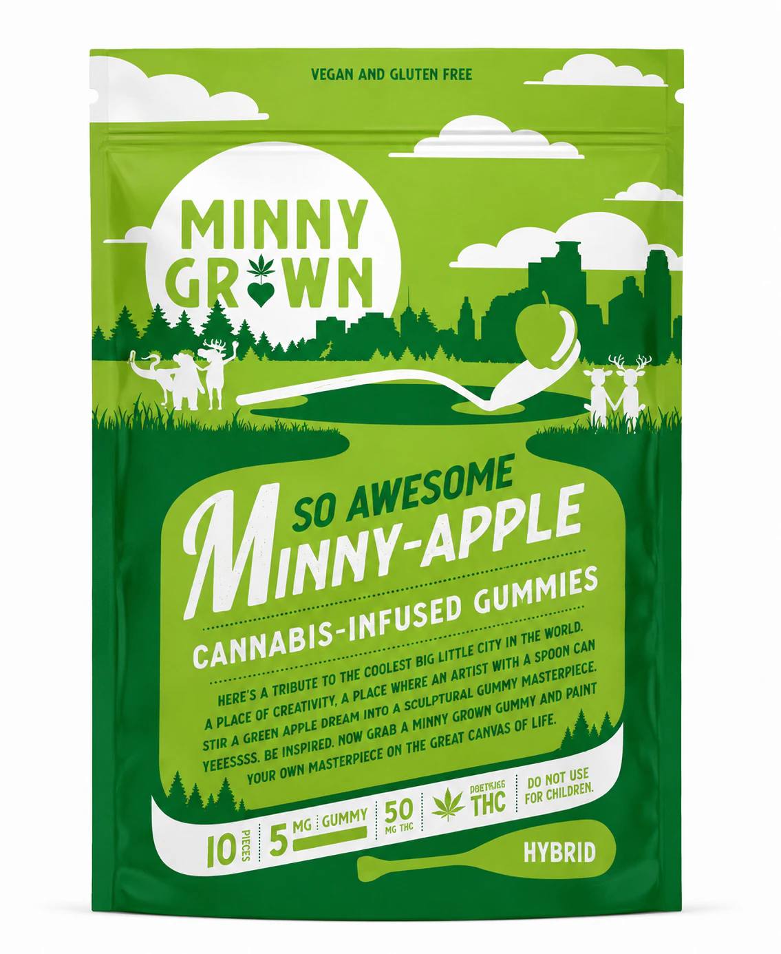 MINNY GROWN - MINNY GROWN- So Awesome MinnyApple Gummies Main Image