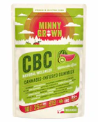 MINNYGROWN- CBC Gummies- (250mg)- Watermelon Kiwi