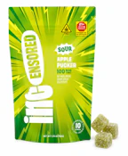 Sour Apple Pucker Gummies- 100MG THC | Incensored 