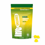 Pineapple Express Gummies- 100MG THC (fast acting) | Incensored