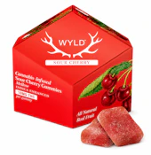 WYLD Sour Cherry Gummies 50mg THC