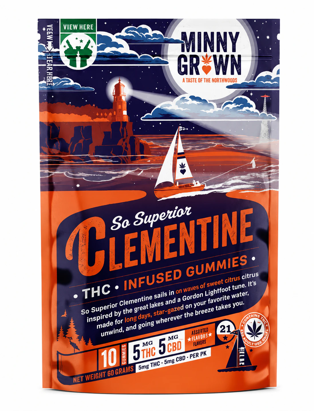 Minny Grown - MINNY GROWN- Clementine Gummies  Main Image