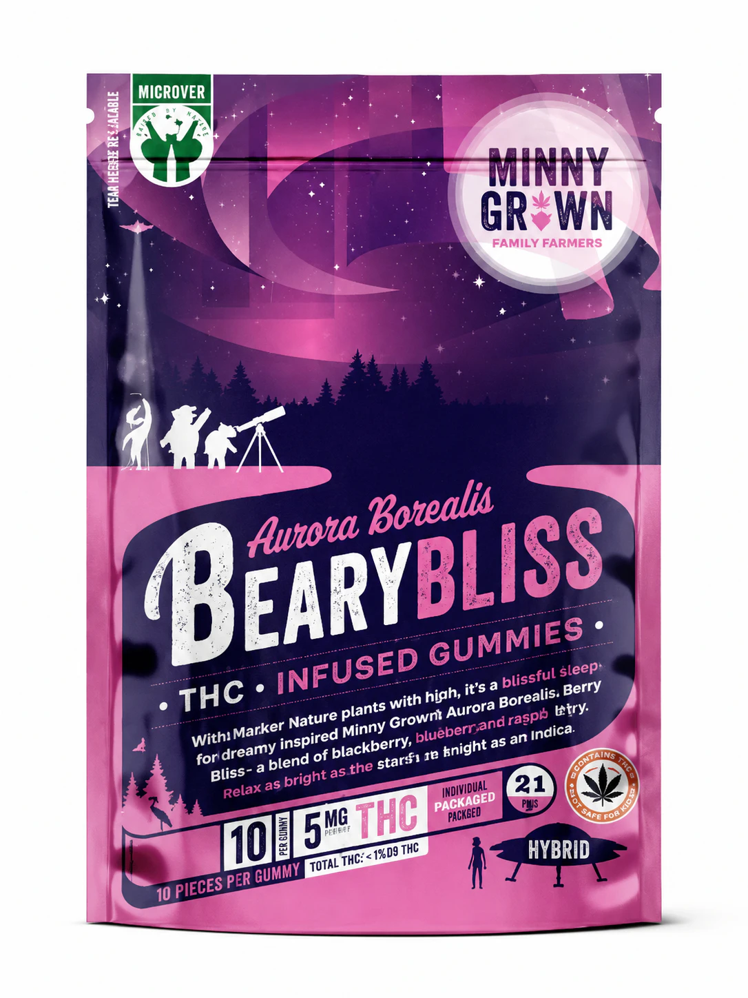Minny Grown - MINNY GROWN- Berry Bliss Gummies  Main Image