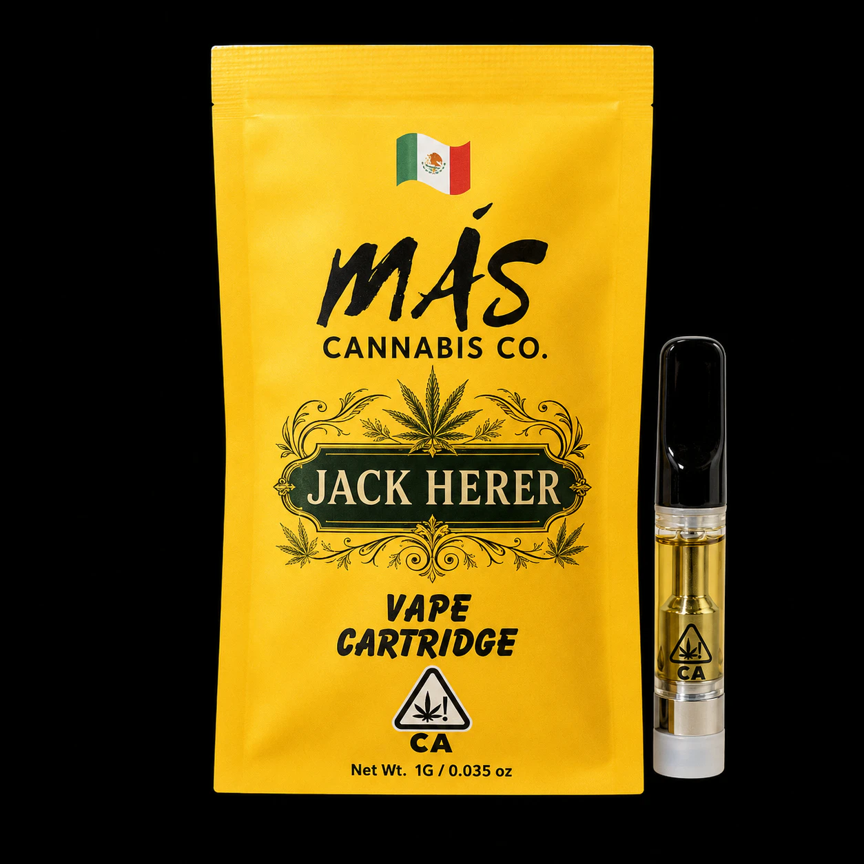 Mas - 1g MAS Vape Cartridge - Jack Herer 89% Main Image