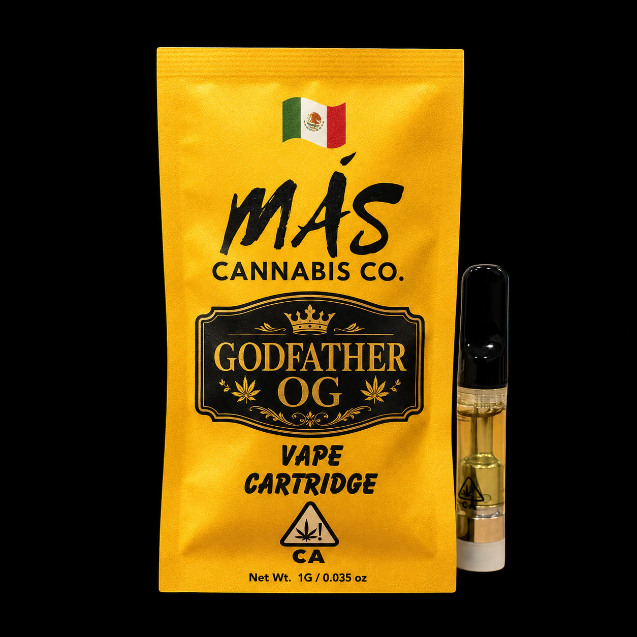 Mas - 1g MAS Vape Cartridge - Godfather OG 89% Main Image