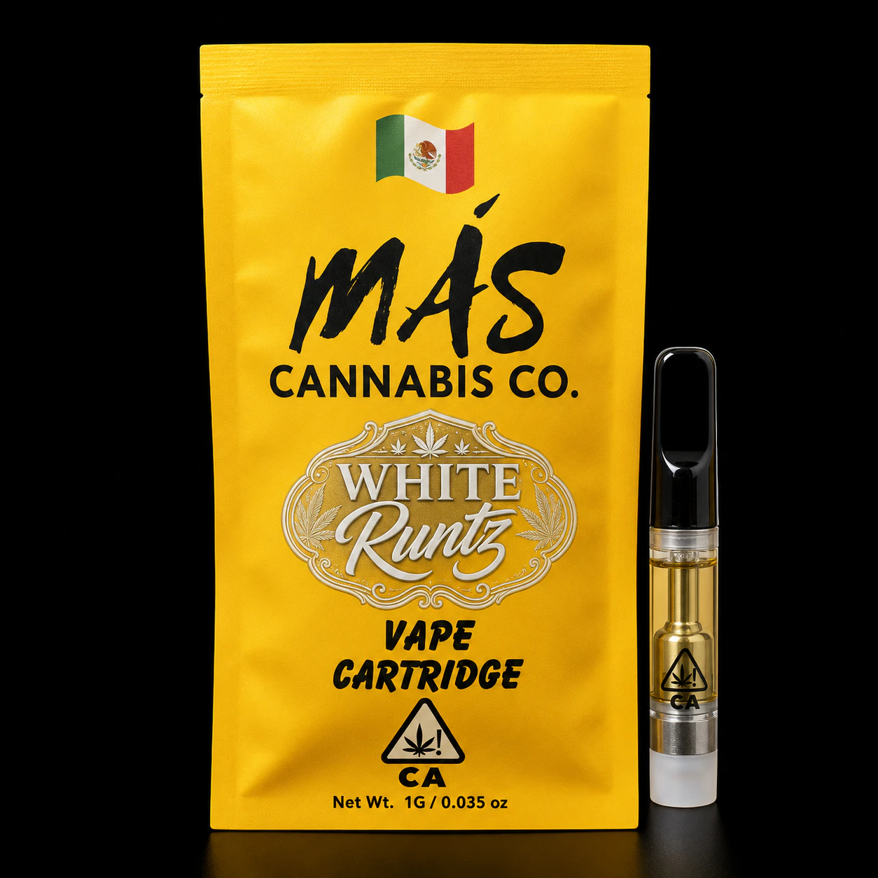 Mas - 1g MAS Vape Cartridge - White Runtz 90% Main Image