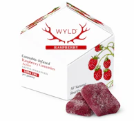 WYLD Raspberry gummies 50mg THC
