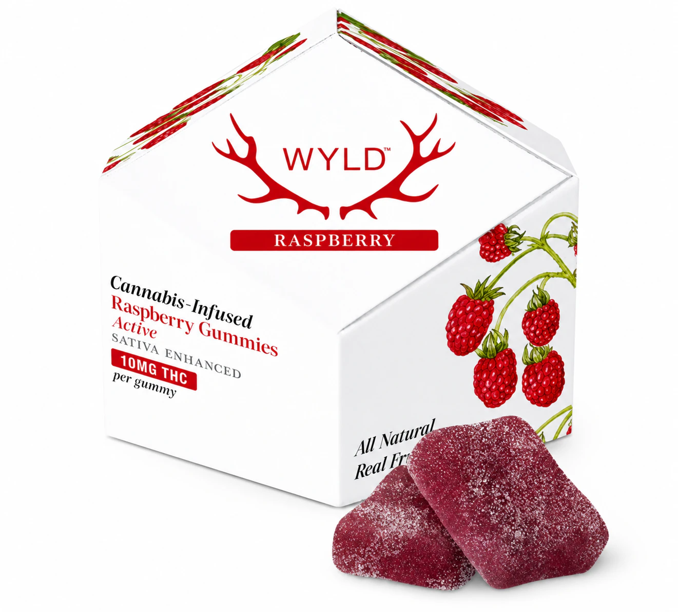WYLD - WYLD Raspberry gummies 50mg THC Main Image