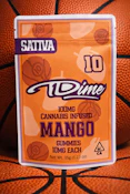Team Dime Gummies 10pk 100mg - Mango 