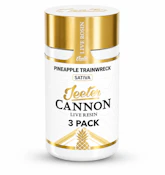 Jeeter Cannon Live Rosin - 3 Pack - Pineapple Trainwreck