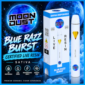 Moondust | 2g AIO | Blue Razz Burst