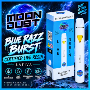 Moondust | 1g AIO | Blue Razz Burst