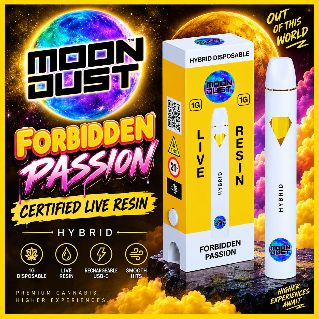 MOON DUST - Moondust | 1g AIO | Forbidden Passion Main Image
