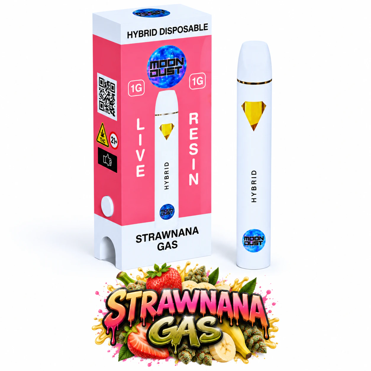 MOON DUST - Moondust | 1g AIO | Strawnana Gas Main Image