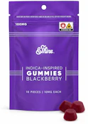 Blackberry Gummy (Indica)- 100mg THC | Shine