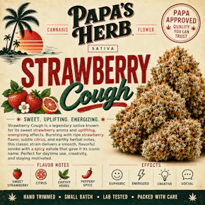 Papa's Herb | 3.5g Mylar | Strawberry Cough