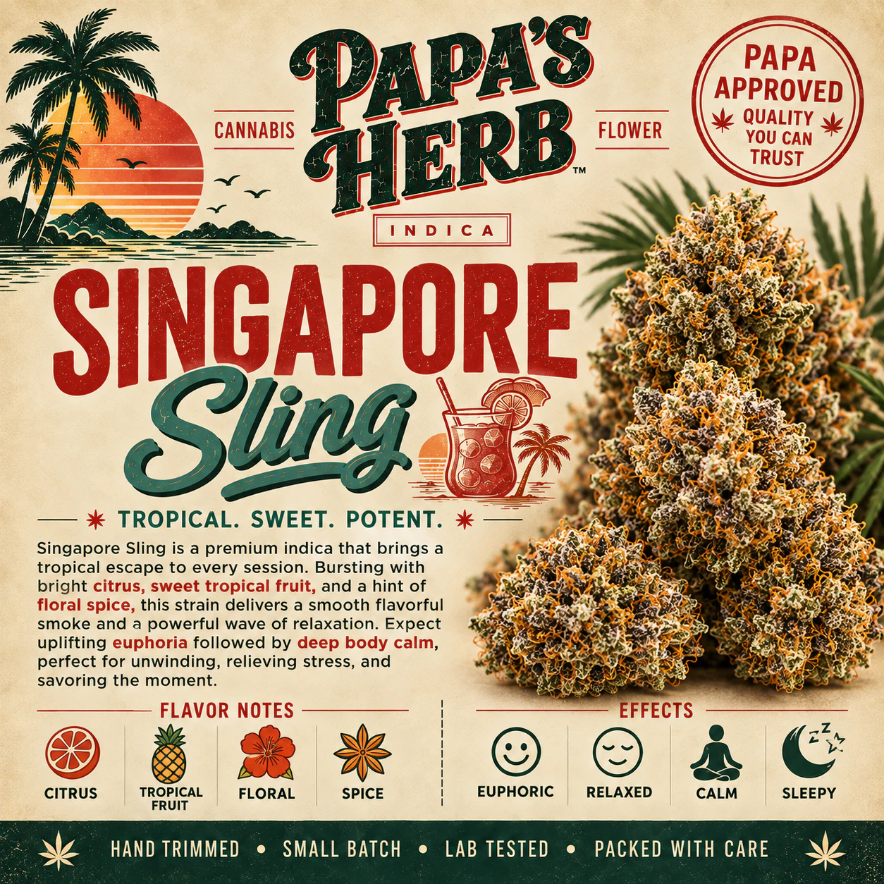 Papa's Herb - Papa's Herb | 28g Mylar | Singapore Sling Main Image