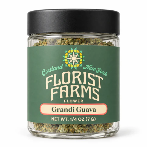 Florist Farms - Grandi Guava – Sativa – 33% THC | 7g Flower | Florist Farms  -v8 back