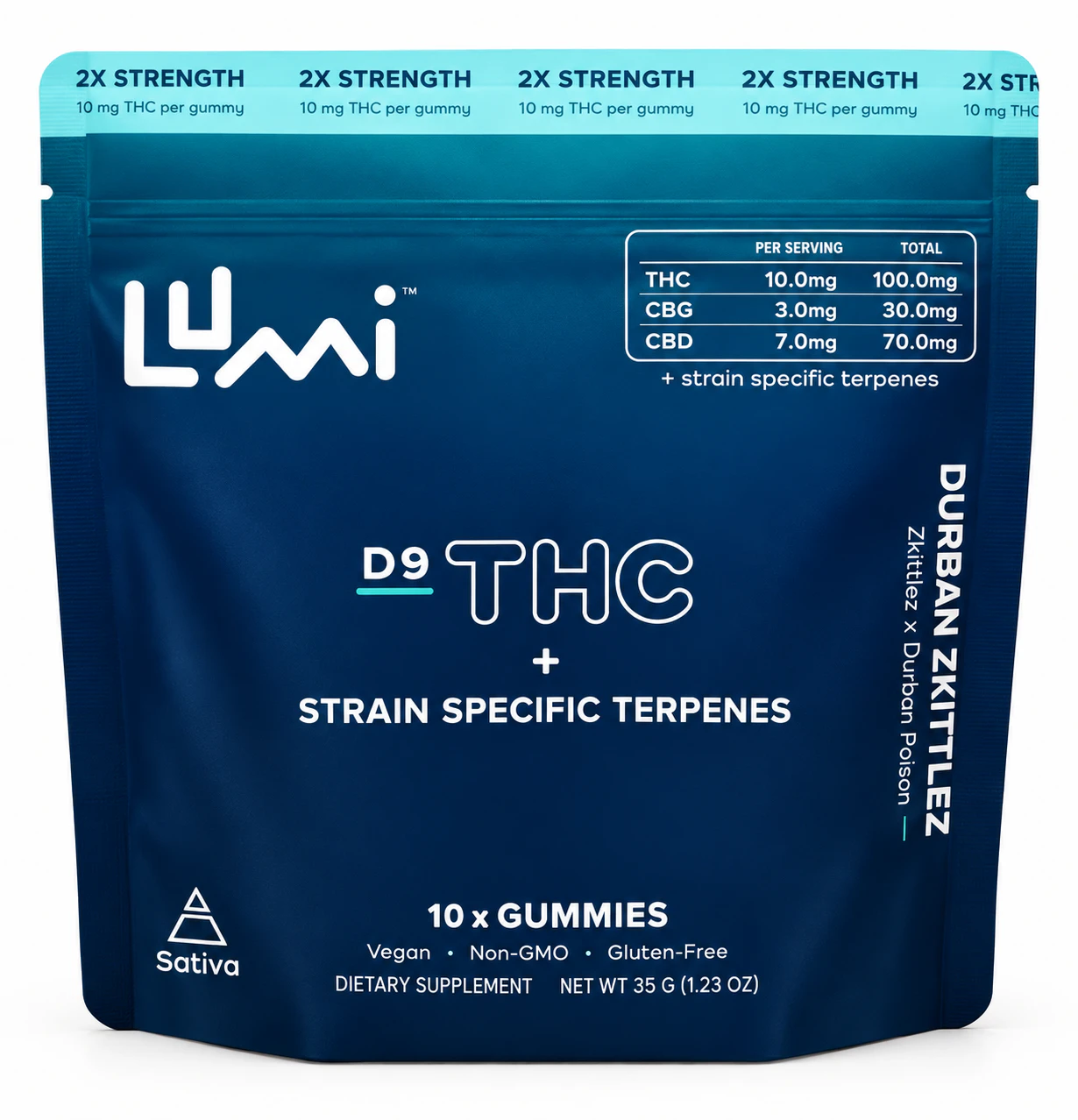 Lumi - Lumi Gummies 10mg x 10pck Durban Zkittles Main Image