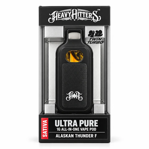 Heavy Hitters - Alaskan Thunder F – Sativa – 91.8% THC | 1g Ultra Pure All-in-One Vape Pod | Heavy Hitters -uuu2 mid