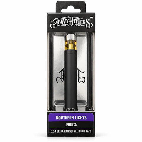 Heavy Hitters - Northern Lights – Indica – 87.6% THC | 0.5g Ultra Extract All-in-One Vape | Heavy Hitters -xxx2 mid
