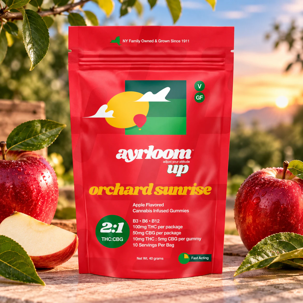 ayrloom - Ayrloom | 10pk Gummies | Orchard Sunrise | 2:1 Main Image