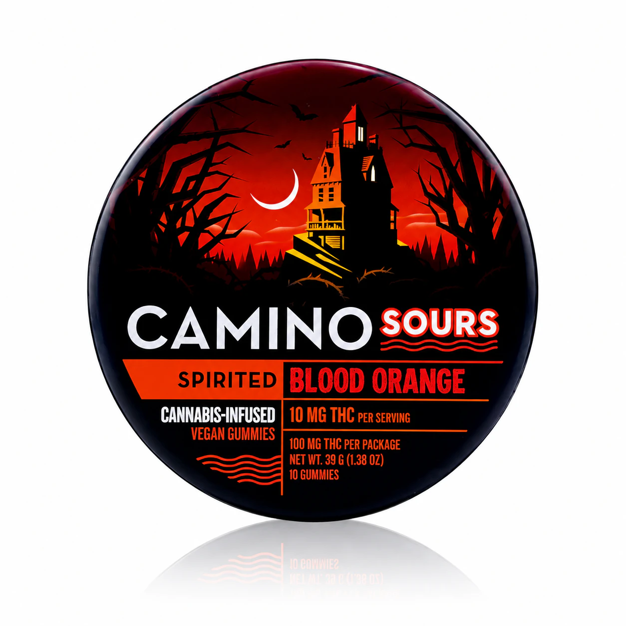 Camino - Camino - Spirited Blood Orange - Sour Gummy - 10 x 10mg THC Main Image