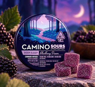 Camino | 10pk Gummies | Blackberry Dream Sours "Sleep" | 100mg