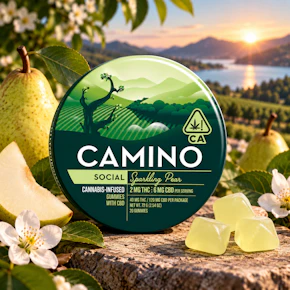 Camino | 20pk Gummies | Sparkling Pear "Social" | 40mg