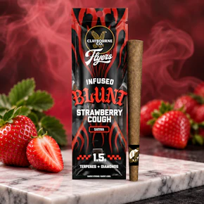 Claybourne Co. Flyers | 1.5g Infused Blunt | Strawberry Cough 