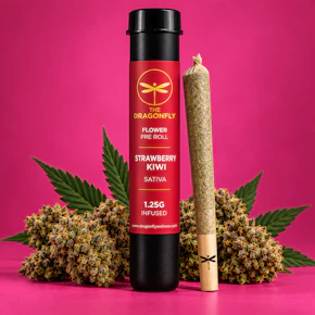 Dragonfly | 1.25g Infused Preroll | Strawberry Kiwi