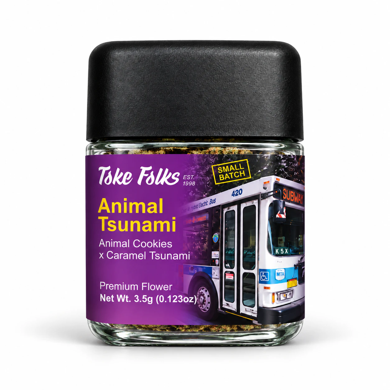 Toke Folks - Toke Folks | 3.5g Jar | Animal Tsunami Main Image
