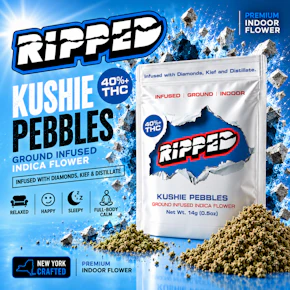 Ripped | 14g Infused Preground Flower | Kushie Pebbles