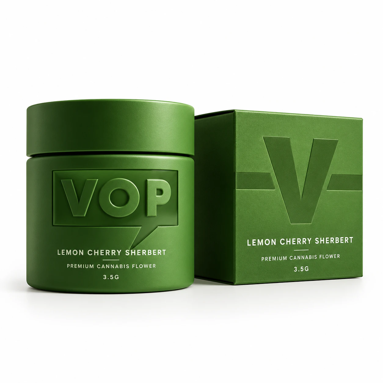 Voice of the Plant - VOP | 3.5g jar | Lemon Cherry Sherbert Main Image