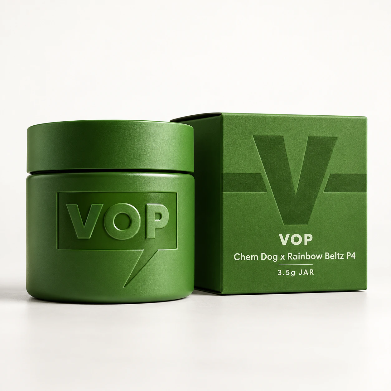 Voice of the Plant - VOP | 3.5g jar | Chem Dog x Rainbow Beltz P4 Main Image