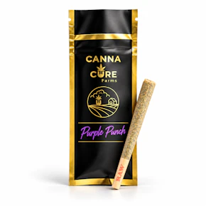  Canna Cure | 1g Pre-roll | Purple Punch | Indica-Hybrid
