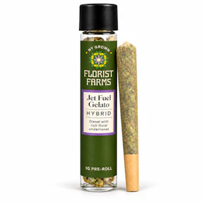 Florist Farms | 1g Preroll | Jet Fuel Gelato | Hybrid | K