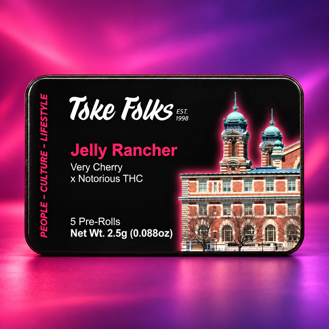 Toke Folks - Toke Folks | 5pk - 0.5g Pre-rolls | Jelly Rancher Main Image
