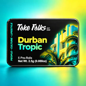 Toke Folks | 5pk - 0.5g Pre-rolls | Durban Tropic