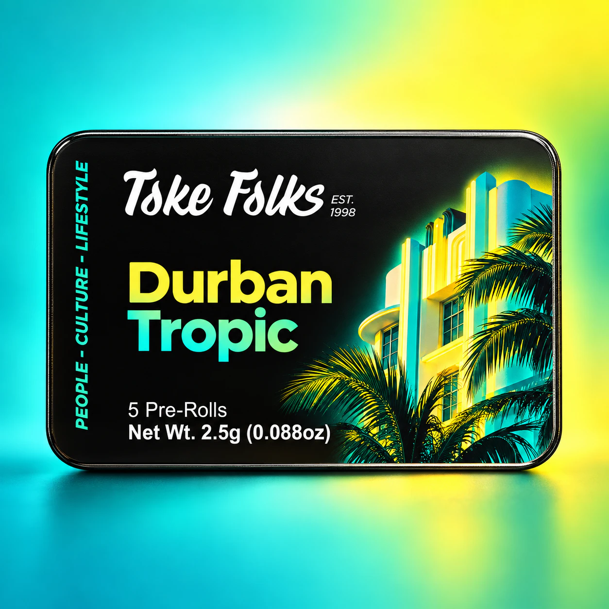 Toke Folks - Toke Folks | 5pk - 0.5g Pre-rolls | Durban Tropic Main Image