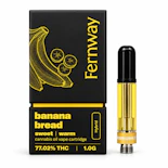 Banana Bread – Hybrid – 77.02% THC | 1g 510 Cartridge | Fernway - ttt7 back
