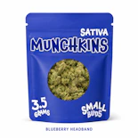 Blueberry Headband – Sativa – 24.86% THC | 3.5g Small Buds Flower | Munchkins  -T4