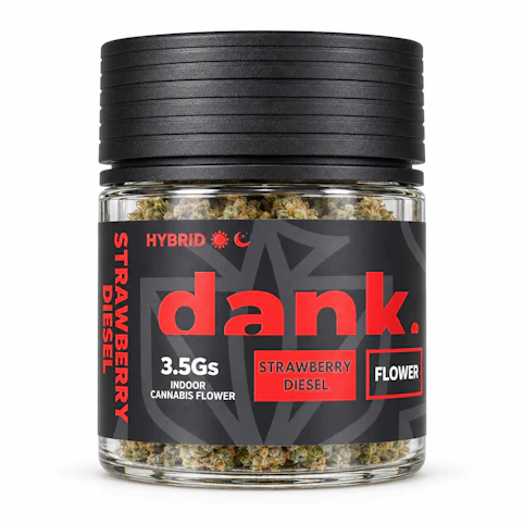 DANK - Strawberry Diesel – Hybrid – 32.20% THC | 3.5g Indoor Flower | Dank -t7