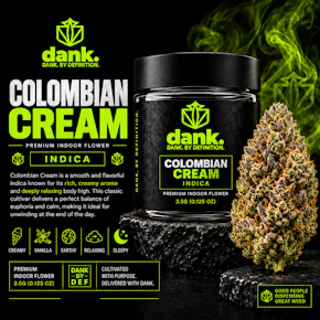 Dank | 3.5g Jar | Colombian Cream