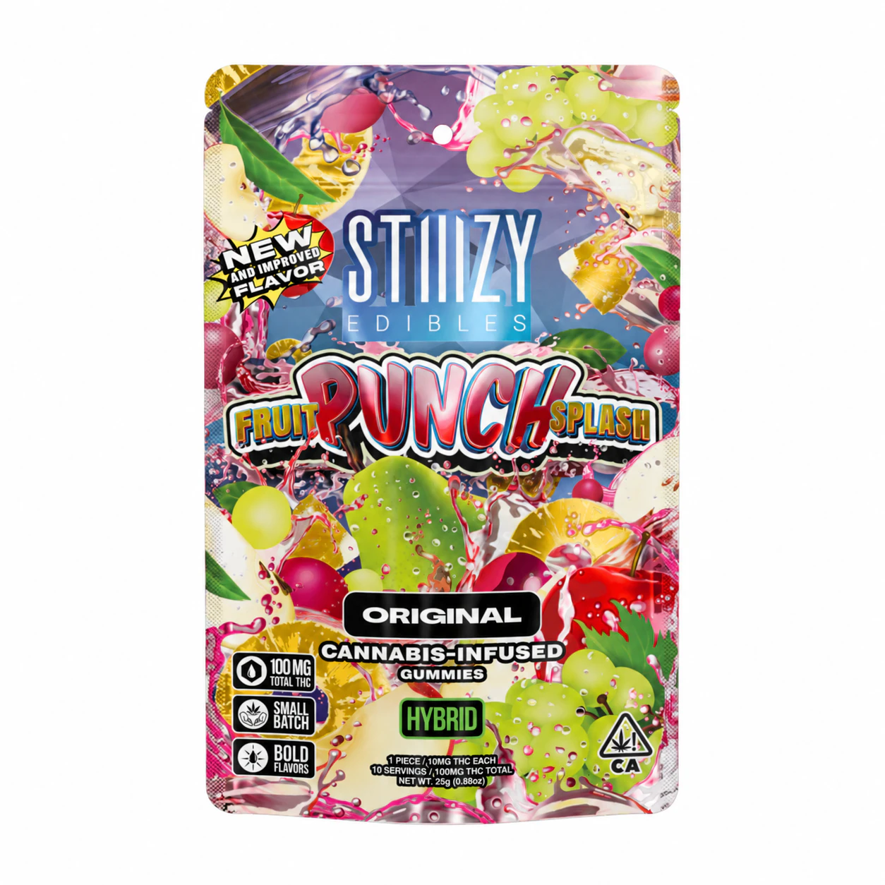 STIIIZY - Fruit Punch Splash | Gummies | 100mg Main Image