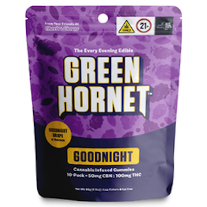Good Night Grape - Green Hornet Gummies 10 Pack - Bedford