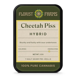 FLORIST FARMS - Cheetah Piss | Pre-rolls | 0.5g 7-pack | Florist Farms