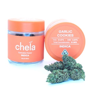 Chela Light - Garlic Cookies | 3.5g Jar | Chela Light