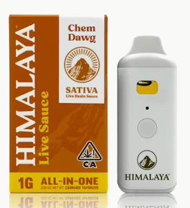 HIMALAYA - Himalaya 1g Chem Dawg Live Sauce AIO Disposable