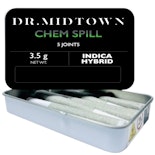 Chem Spill 5 Pack Pre Roll Tin | Dr. Midtown | Pre-Roll